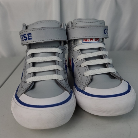 CONVERSE KIDS LEATHER HI TOP SNEAKER - Picture 6 of 10